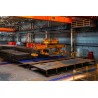 Illuminated overhead crane safety signs
