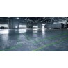 Ground lighting line pedestrian walkway logistics warehouse