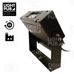 Proyector de línea de luz LED de 100 vatios para proyectar una línea de luz verde o roja en el suelo para pasos de peatones.