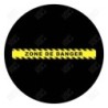 Visual for projection strip light zebras Danger zone