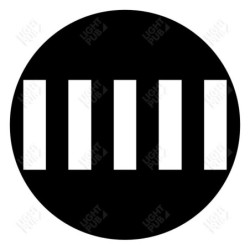Gobo per proiezione Attraversamento pedonale illuminato, bianco