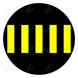 Gobo per proiezione Attraversamento pedonale illuminato, giallo