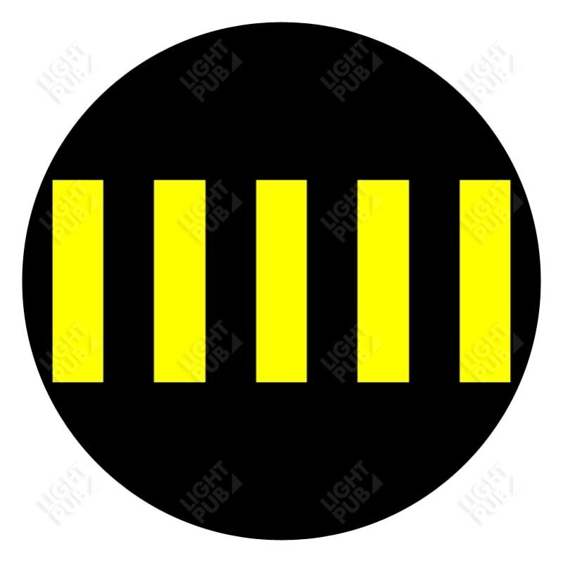 Gobo per proiezione Attraversamento pedonale illuminato, giallo