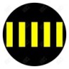 Gobo per proiezione Attraversamento pedonale illuminato, giallo