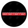 Gobo pour projection bande lumineuse Rouge attention Danger