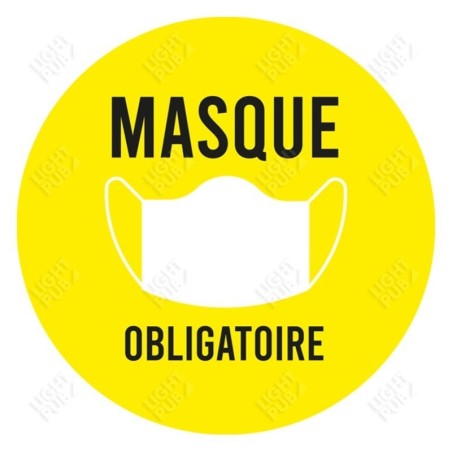 Gobo pour projection panneau lumineux Covid masque obligatoire Gobo pour projection panneau lumineux Covid masque obligatoire