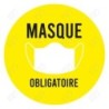 Gobo per proiezione su pannello luminoso Maschera Covid obbligatoria