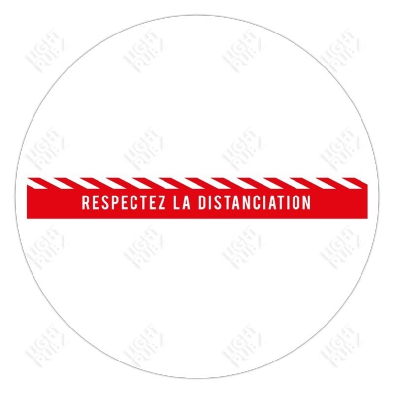 Gobo für Projektion Leuchttafel Distanzierung