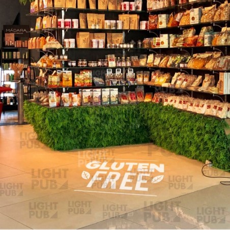Illuminated floor signage Illuminated floor signage