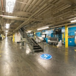 Señales luminosas para evitar caídas en las escaleras