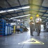Soluzione per prevenire gli incidenti tra carrelli elevatori e pedoni