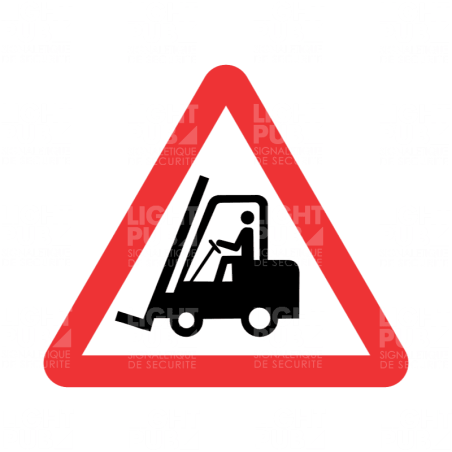 Visuel pour projection panneau lumineux Attention Chariot 2 Visuel pour projection panneau lumineux Attention Chariot 2