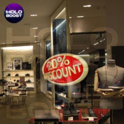 Holoscreen 50cm, hélice de vídeo holográfica