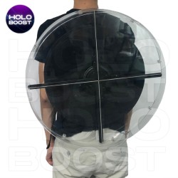 Holostreet 50cm, mochila street marketing pantalla de vídeo holográfica