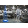 Marquage sol humide industrie par projection de panneau lumineux